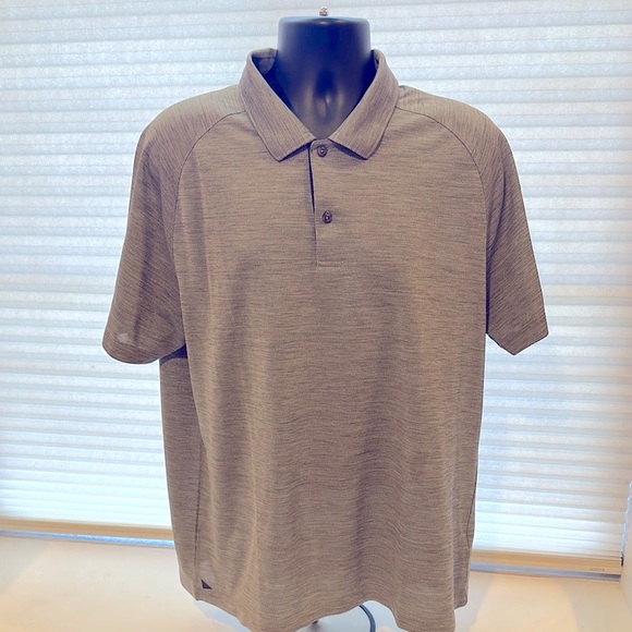UNTUCKit Other - UNTUCKit Polo Shirt Heathered Performance Grey Men’s Size XL